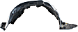 2014 Lexus LS460 - Front, Driver and Passenger Side Fender Liner, For Models With F Sport Package