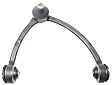Front, Driver and Passenger Side, Upper Control Arms, With Ball Joints