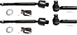 Front, Driver and Passenger Side, Inner and Outer Tie Rod Ends