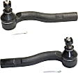 Front, Driver and Passenger Side, Outer Tie Rod Ends