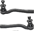 Front, Driver and Passenger Side, Outer Tie Rod Ends