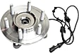 Front, Driver and Passenger Side Wheel Hub, 6 Lugs, With Bearing, With Sensor, 4WD