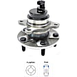 2001-2006 Lexus LS430 - Front, Driver and Passenger Side Wheel Hub, 5 Lugs, With Bearing,, 4.3L, 8Cyl