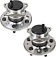 2007 Toyota Camry - Rear Wheel Hub, FWD, 5 Lugs, With Bearing, With Sensor