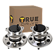 2007 Toyota Camry - Rear Wheel Hub, FWD, 5 Lugs, With Bearing, With Sensor