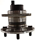Rear, Driver and Passenger Side Wheel Hub, 5 Lugs, With Bearing, FWD