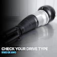 2005 Toyota 4Runner - Rear, Driver and Passenger Side, With Rear Air Spring Suspension