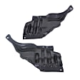 Driver and Passenger Side Engine Splash Shields, Rear