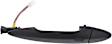2012 Lexus ES350 - Front, Driver and Passenger Side Primed Exterior Door Handle, Without Key Hole