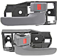 1998 Toyota Land Cruiser - Front or Rear, Driver and Passenger Side Gray Interior Door Handle, With Door Lock Button, Sport Utility