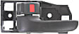 Front or Rear, Driver and Passenger Side Textured Black Interior Door Handle, Sport Utility
