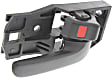 Front or Rear, Driver and Passenger Side Textured Black Interior Door Handle, Sport Utility