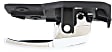 Front and Rear, Driver and Passenger Side Chrome Interior Door Handle, Sedan