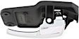 2000-2002 Lincoln LS - Front, Driver and Passenger Side Chrome Interior Door Handle, With door lock button, Sedan