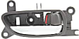 2006-2015 Lexus IS350 - Front, Driver and Passenger Side Interior Door Handles, Gray bezel with chrome lever, With door lock button
