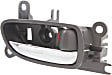 2006-2015 Lexus IS350 - Front, Driver and Passenger Side Interior Door Handles, Gray bezel with chrome lever, With door lock button