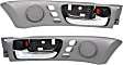 2003 Lexus ES300 Base - Front, Driver and Passenger Side Gray bezel with chrome lever Interior Door Handle, With door lock button, With Memory Adjust System, Sedan