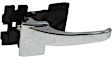 1991 Lincoln Town Car - Front and Rear, Driver and Passenger Side Chrome Interior Door Handle, Without Door Lock Hole
