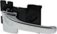 1991 Lincoln Town Car - Front and Rear, Driver and Passenger Side Chrome Interior Door Handle, Without Door Lock Hole