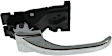 1991 Lincoln Town Car - Front and Rear, Driver and Passenger Side Chrome Interior Door Handle, Without Door Lock Hole