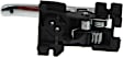 1991 Lincoln Town Car - Front and Rear, Driver and Passenger Side Chrome Interior Door Handle, Without Door Lock Hole