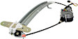 Front and Rear, Driver and Passenger Side Power Window Regulator, With Motor