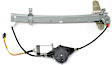 Front and Rear, Driver and Passenger Side Power Window Regulator, With Motor