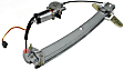 Front and Rear, Driver and Passenger Side Power Window Regulator, With Motor