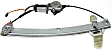 Front and Rear, Driver and Passenger Side Power Window Regulator, With Motor