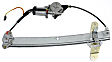 Front and Rear, Driver and Passenger Side Power Window Regulator, With Motor