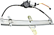 Front, Driver and Passenger Side Power Window Regulator, With Motor
