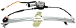 Front, Driver and Passenger Side Power Window Regulator, With Motor