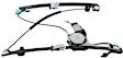 Front And Rear, Driver Side Power Window Regulator, With Motor