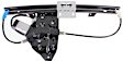 Front And Rear, Driver Side Power Window Regulator, With Motor