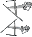 Front and Rear, Driver and Passenger Side Power Window Regulator, Without Motor