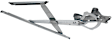 Front and Rear, Driver and Passenger Side Power Window Regulator, Without Motor