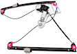 Front And Rear, Driver Side Power Window Regulator, With Motor