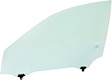 Front, Driver and Passenger Side Door Glasses, Clear, Replaces NAGS No. FD26018 GTYN, FD26019 GTYN