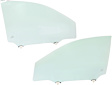 Front, Driver and Passenger Side Door Glasses, Green Tint, Replaces NAGS No. FD24166 GTYN, FD24167 GTYN