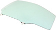Front, Driver and Passenger Side Door Glasses, Green Tint, Replaces NAGS No. FD24166 GTYN, FD24167 GTYN