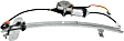 Rear, Driver and Passenger Side Power Window Regulator, With Motor