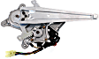 Rear, Driver and Passenger Side Power Window Regulator, With Motor