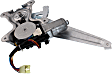 Rear, Driver and Passenger Side Power Window Regulator, With Motor