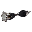 Front, Driver and Passenger Side Axle Assemblies, Four Wheel Drive