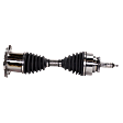 Front, Driver and Passenger Side Axle Assemblies, Four Wheel Drive