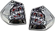Driver and Passenger Side, Outer Halogen Tail Light, With bulb(s), OE Replacement