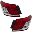 Driver and Passenger Side, Outer Tail Lights, without Bulb, Halogen, Mounts on Body