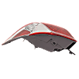 Driver and Passenger Side, Outer Tail Lights, without Bulb, Halogen, Mounts on Body