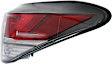 Driver and Passenger Side, Outer Halogen Tail Light, With bulb(s), OE Replacement
