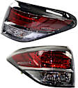 Driver and Passenger Side, Outer Halogen Tail Light, With bulb(s), OE Replacement, CAPA Certified